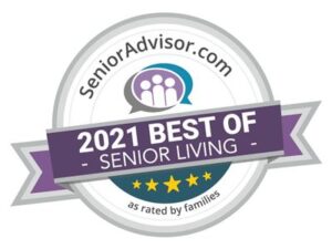 SeniorAdvisor.com 2021 Best of Senior Living Rating