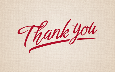 A Heartfelt Thank You